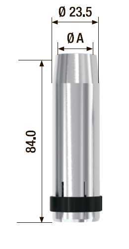 Fubag Газовое сопло D= 12.0 мм FB 360 (5 шт.) FB360.N.12.0 MAG фото, изображение